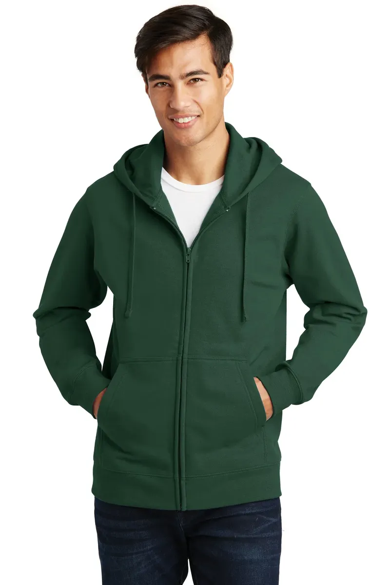 Port & Co Fan Favorite Fleece Full-Zip Hooded Sweatshirt. PC850ZH - additional view 5