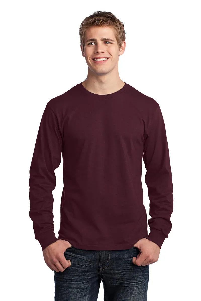 Port & Co Long Sleeve Core Cotton Tee. PC54LS - additional view 4
