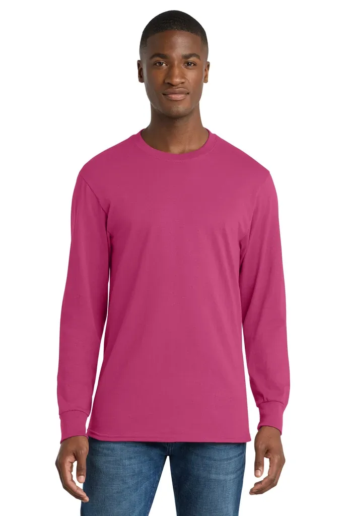 Port & Co Long Sleeve Core Cotton Tee. PC54LS - additional view 9