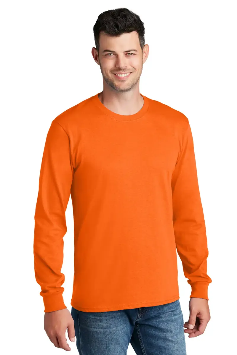 Port & Co Long Sleeve Core Cotton Tee. PC54LS - additional view 6