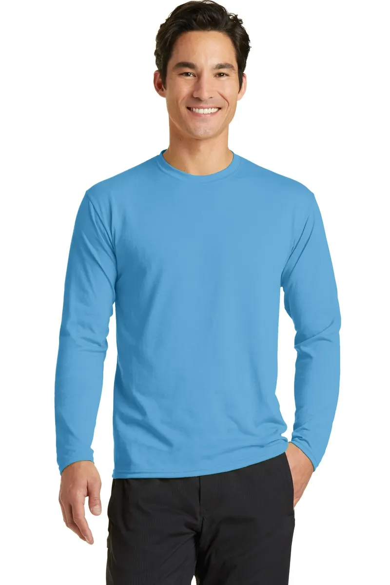 Port & Co Long Sleeve Performance Blend Tee. PC381LS - additional view 9