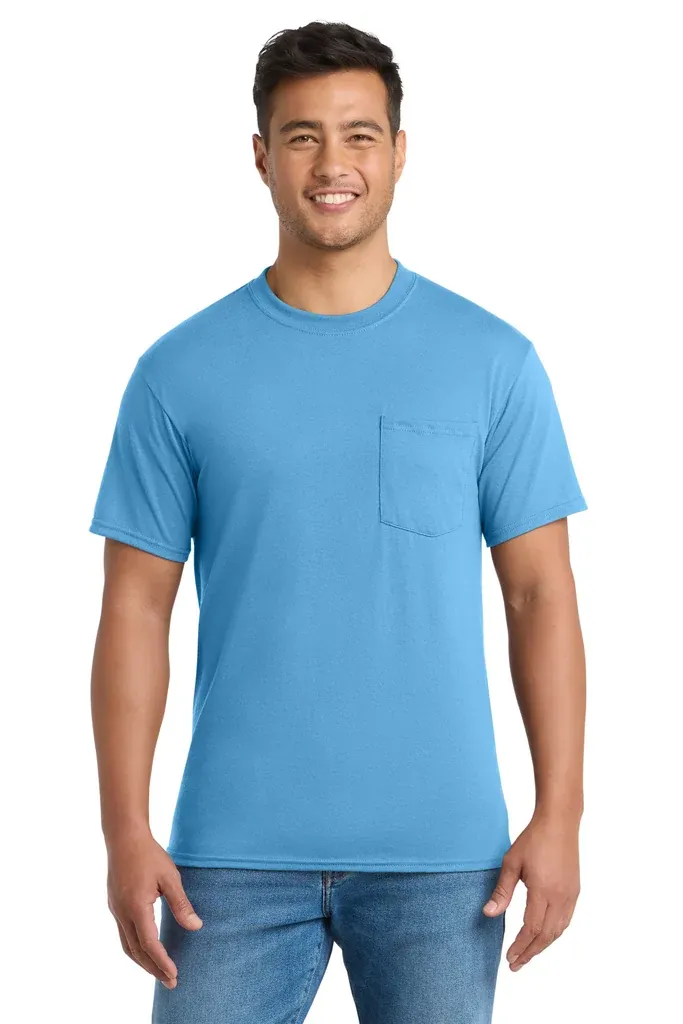Port & Co Tall Core Blend Pocket Tee. PC55PT - additional view 11