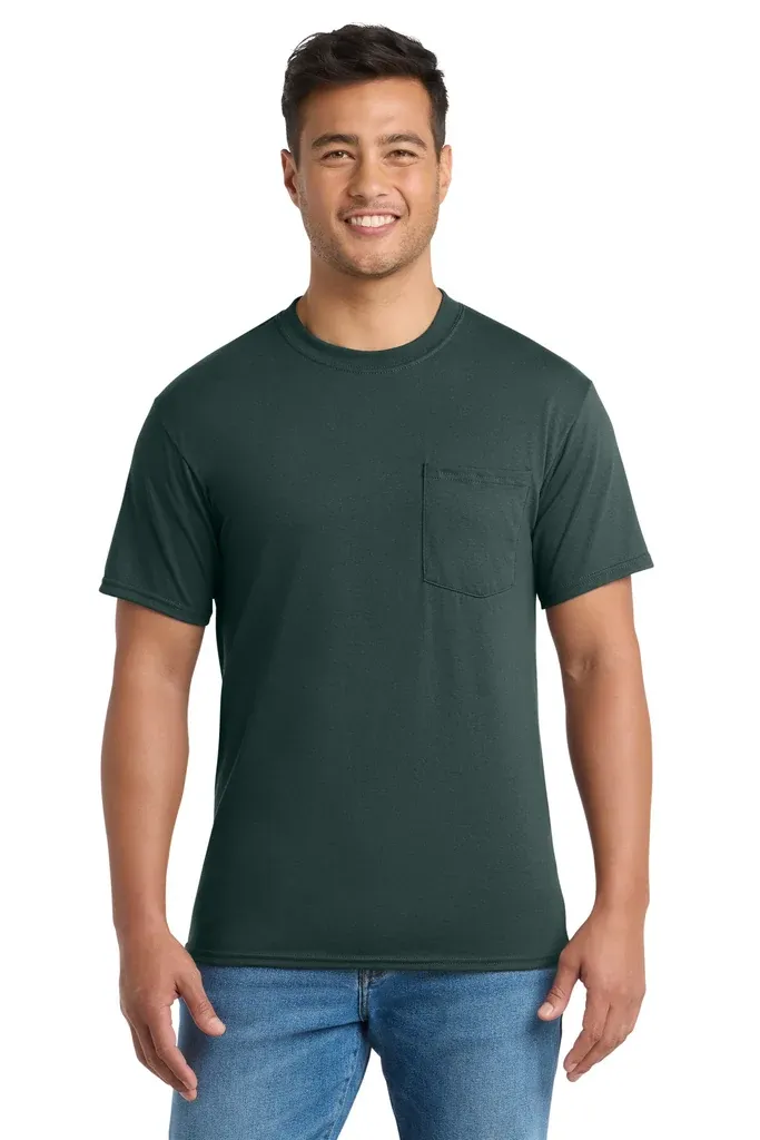 Port & Co Tall Core Blend Pocket Tee. PC55PT - additional view 7