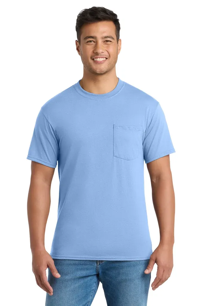 Port & Co Tall Core Blend Pocket Tee. PC55PT - additional view 8