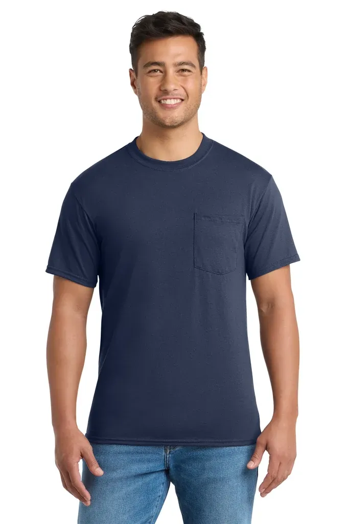 Port & Co Tall Core Blend Pocket Tee. PC55PT - additional view 13