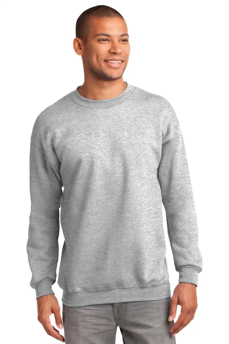 Port & Co Tall Essential Fleece Crewneck Sweatshirt. PC90T - additional view 9