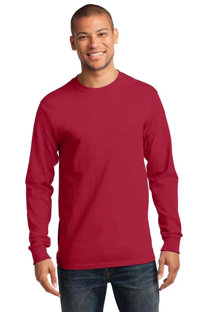Port & Co Tall Long Sleeve Essential Tee. PC61LST - additional view 3