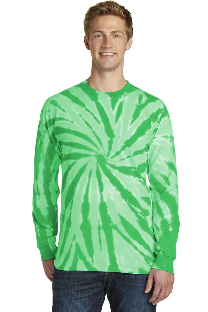 Port & Co Tie-Dye Long Sleeve Tee.  PC147LS - additional view 2