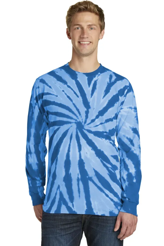 Port & Co Tie-Dye Long Sleeve Tee.  PC147LS - additional view 6