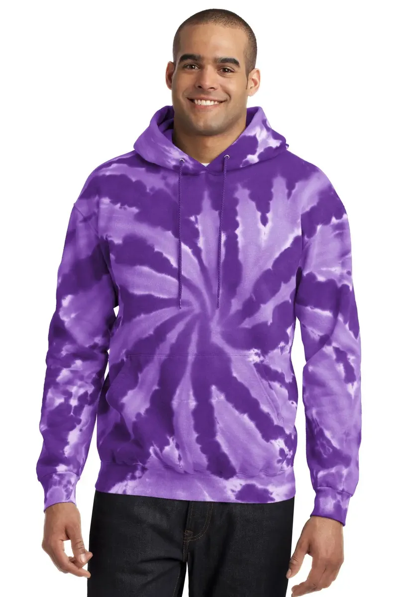 Port & Co Tie-Dye Pullover Hooded Sweatshirt. PC146 - additional view 2