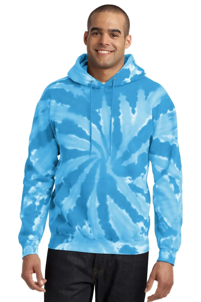 Port & Co Tie-Dye Pullover Hooded Sweatshirt. PC146 - additional view 4