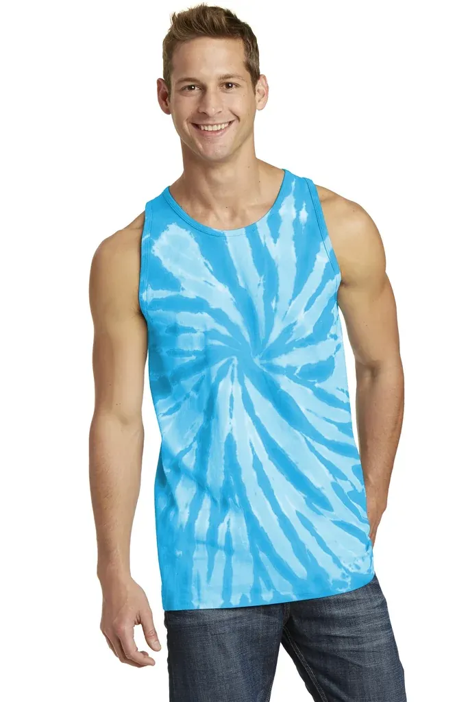 Port & Co Tie-Dye Tank Top.  PC147TT - additional view 6