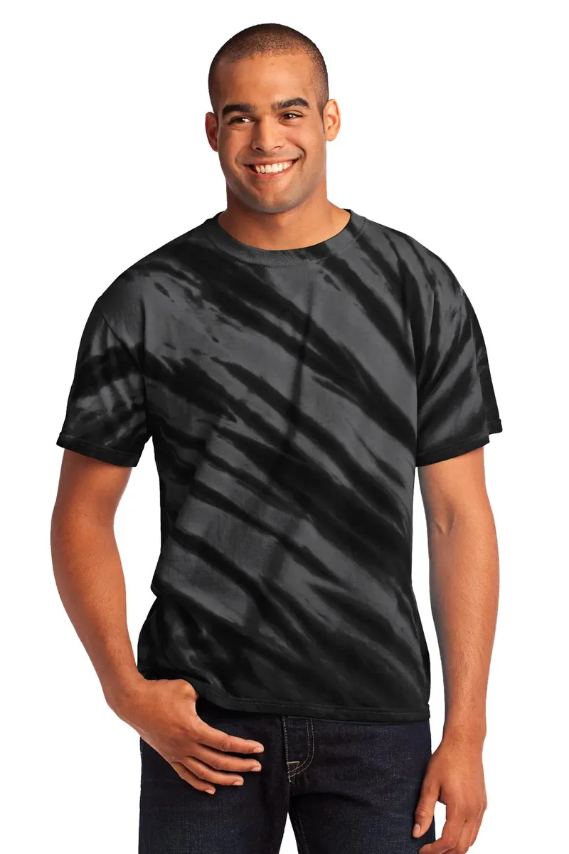 Port & Co Tiger Stripe Tie-Dye Tee. PC148 - additional view 3