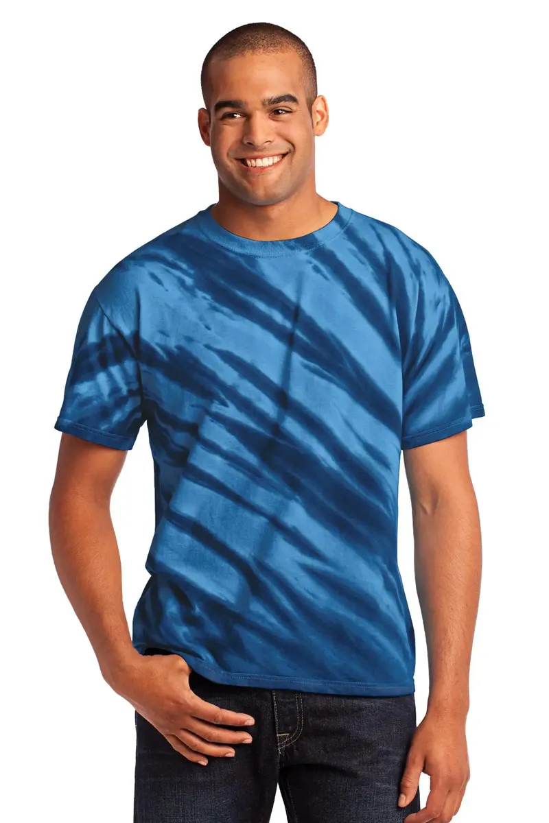 Port & Co Tiger Stripe Tie-Dye Tee. PC148 - additional view 5