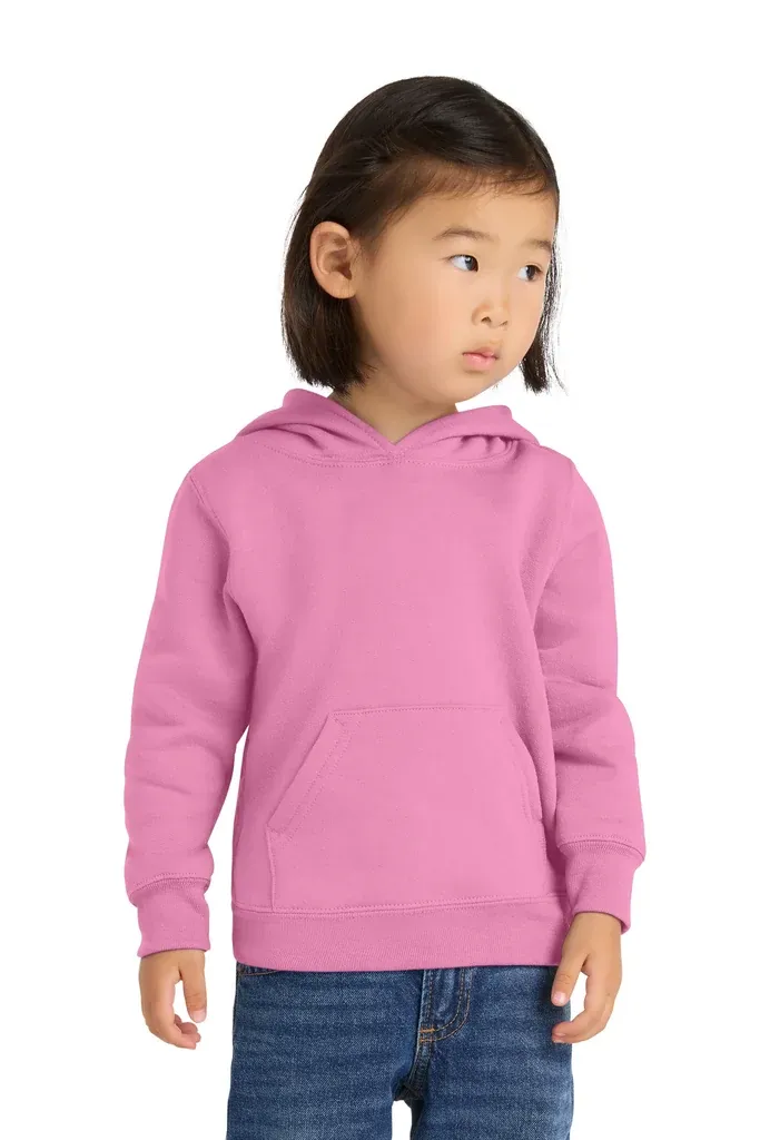 Port & Co Toddler Core Fleece Pullover Hooded Sweatshirt. CAR78TH - additional view 3