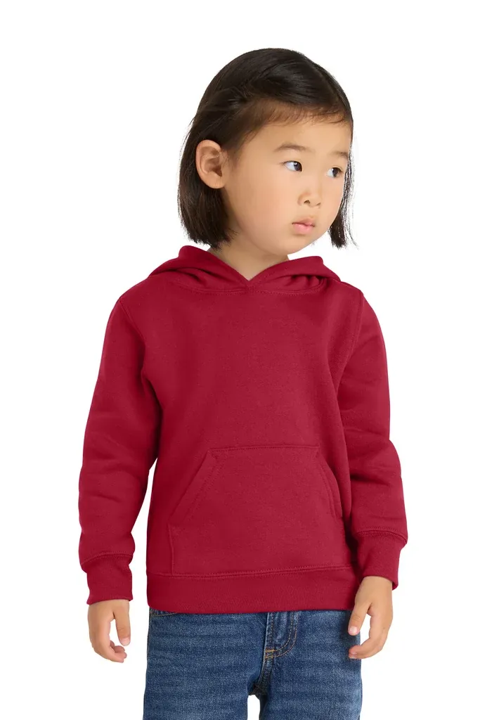Port & Co Toddler Core Fleece Pullover Hooded Sweatshirt. CAR78TH - additional view 4