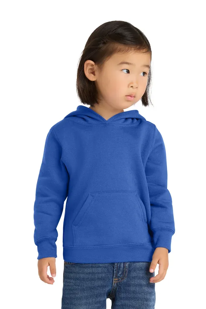 Port & Co Toddler Core Fleece Pullover Hooded Sweatshirt. CAR78TH - additional view 5