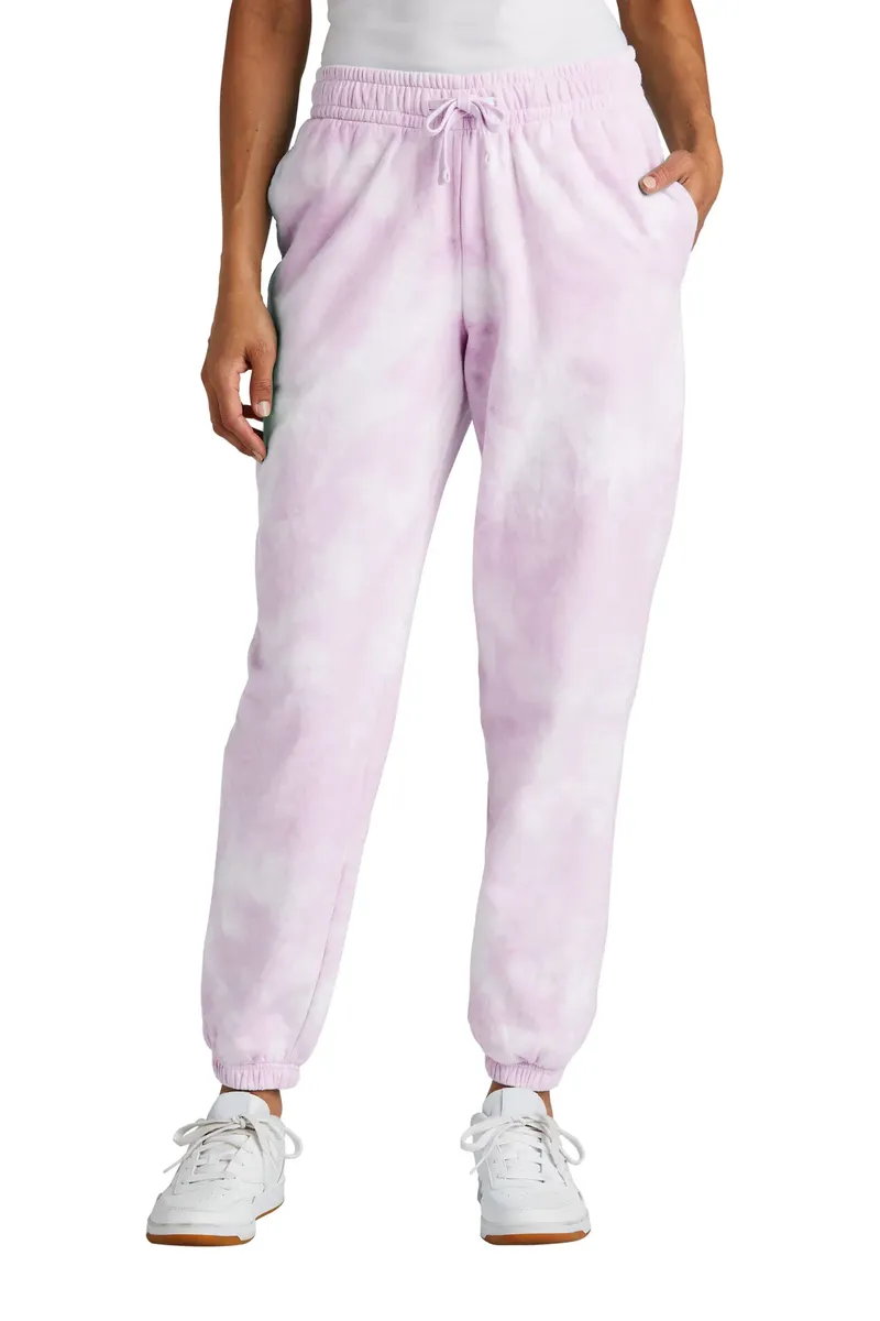 Port & Co Women's Beach Wash® Cloud Tie-Dye Sweatpant LPC140P - additional view 3