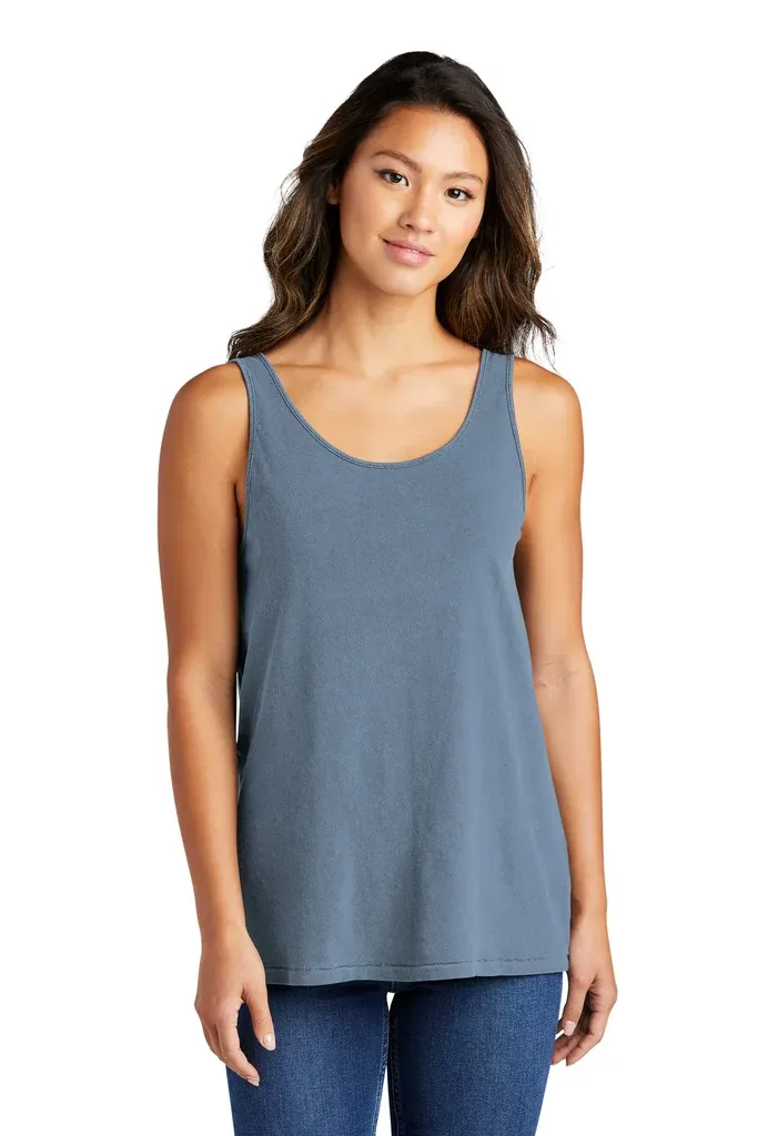 Port & Co Women's Beach Wash® Garment-Dyed Tank LPC099TT - additional view 1
