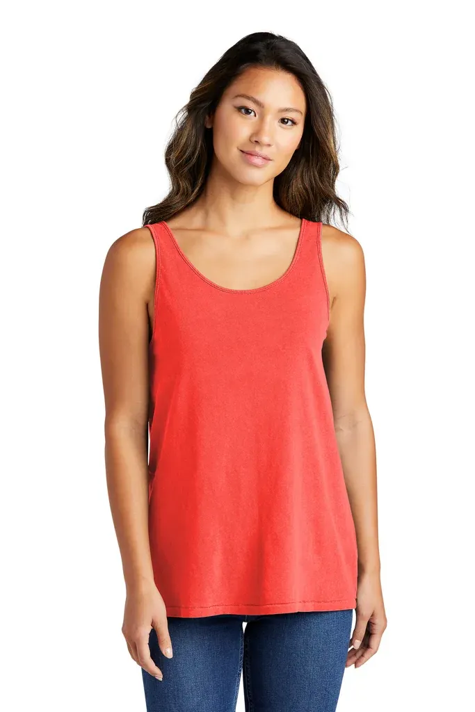 Port & Co Women's Beach Wash® Garment-Dyed Tank LPC099TT - additional view 4