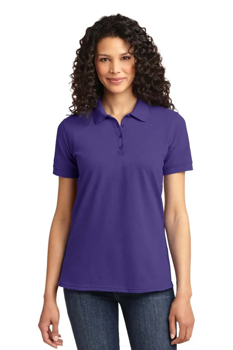 Port & Co Women's Core Blend Pique Polo. LKP155 - additional view 1