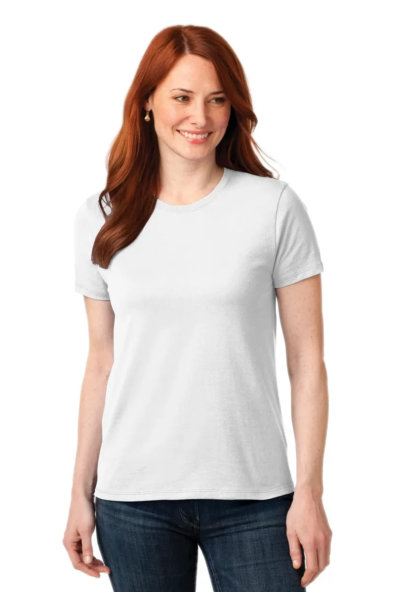 Port & Co Women's Core Blend Tee. LPC55 - additional view 4