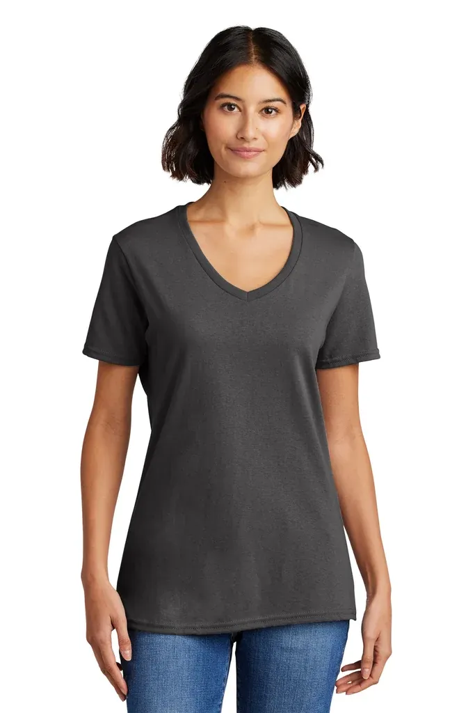 Port & Co Women's Core Cotton V-Neck Tee. LPC54V - additional view 5