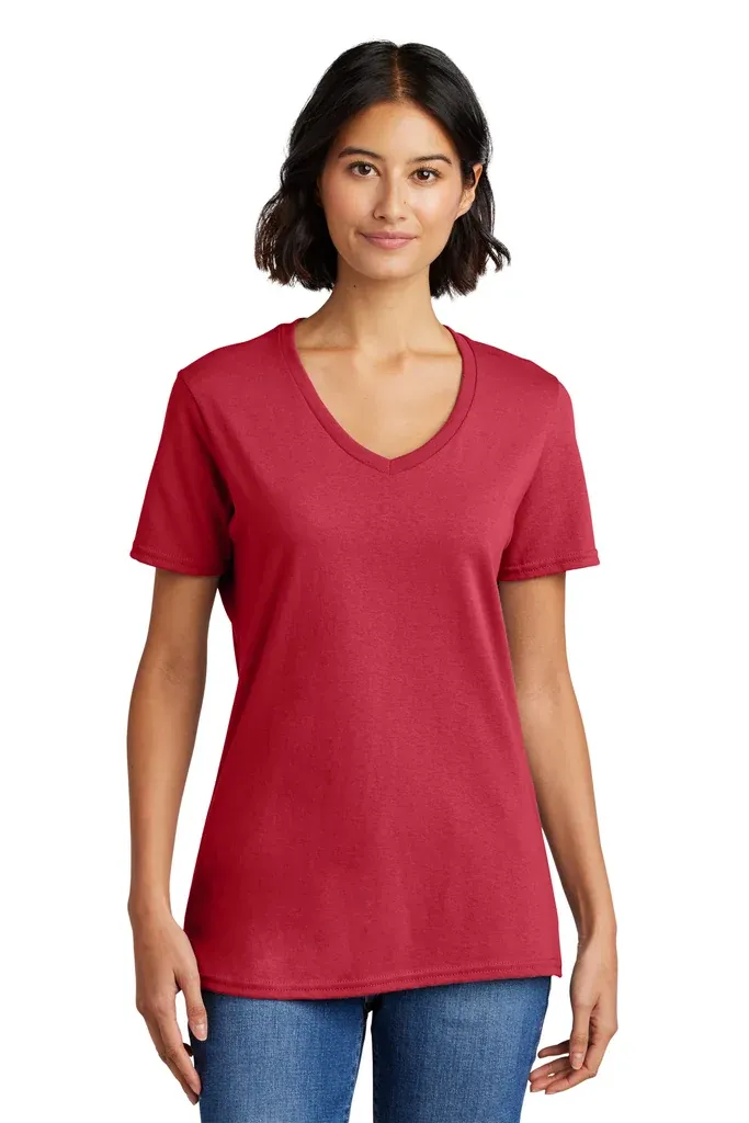Port & Co Women's Core Cotton V-Neck Tee. LPC54V - additional view 9