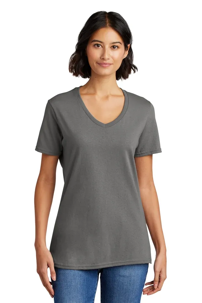 Port & Co Women's Core Cotton V-Neck Tee. LPC54V - additional view 7