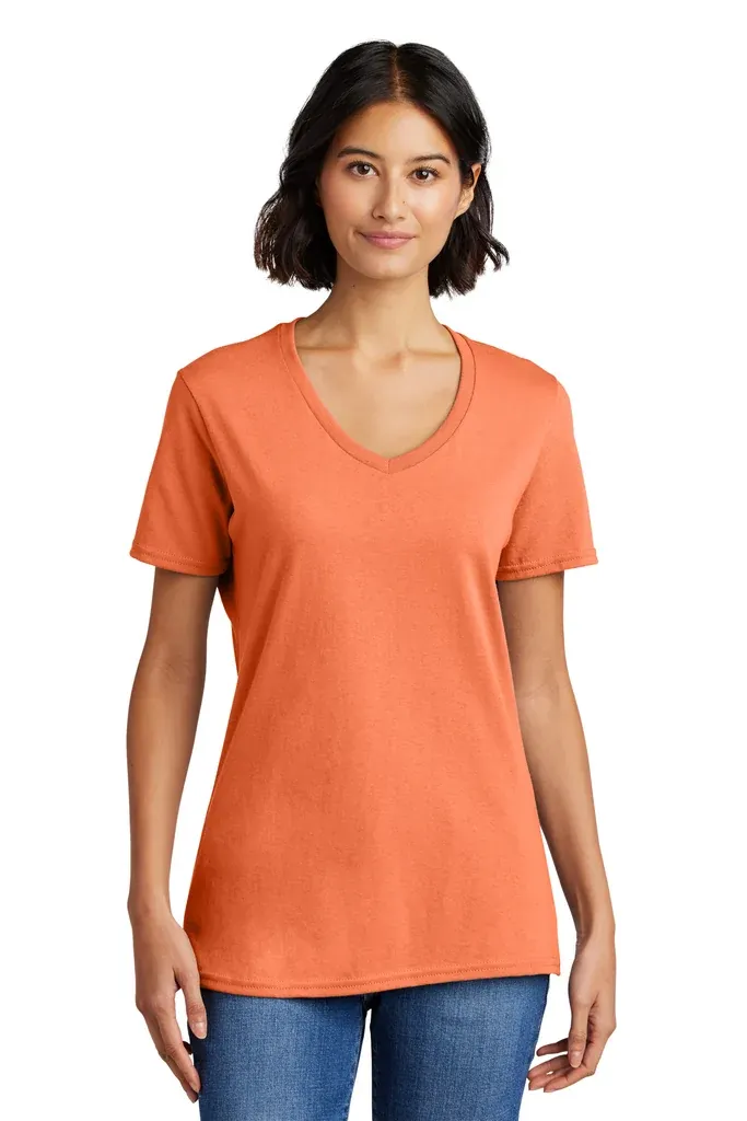 Port & Co Women's Core Cotton V-Neck Tee. LPC54V - additional view 6
