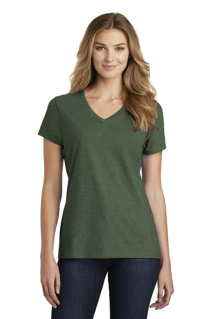 Port & Co Women's Fan Favorite Blend V-Neck Tee. LPC455V - additional view 4