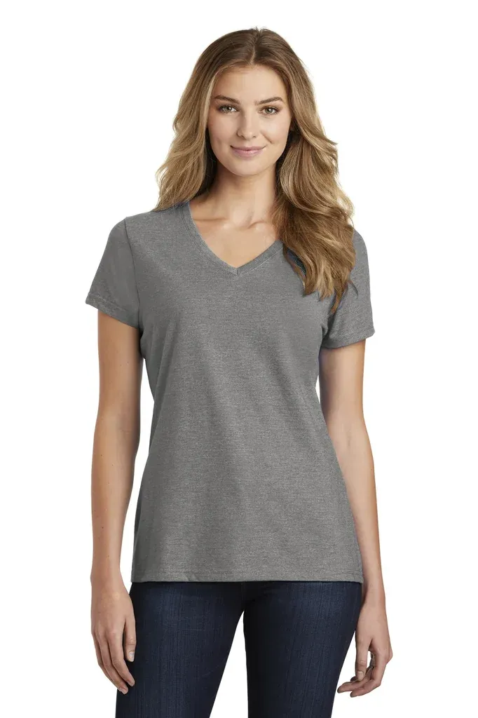 Port & Co Women's Fan Favorite Blend V-Neck Tee. LPC455V - additional view 11
