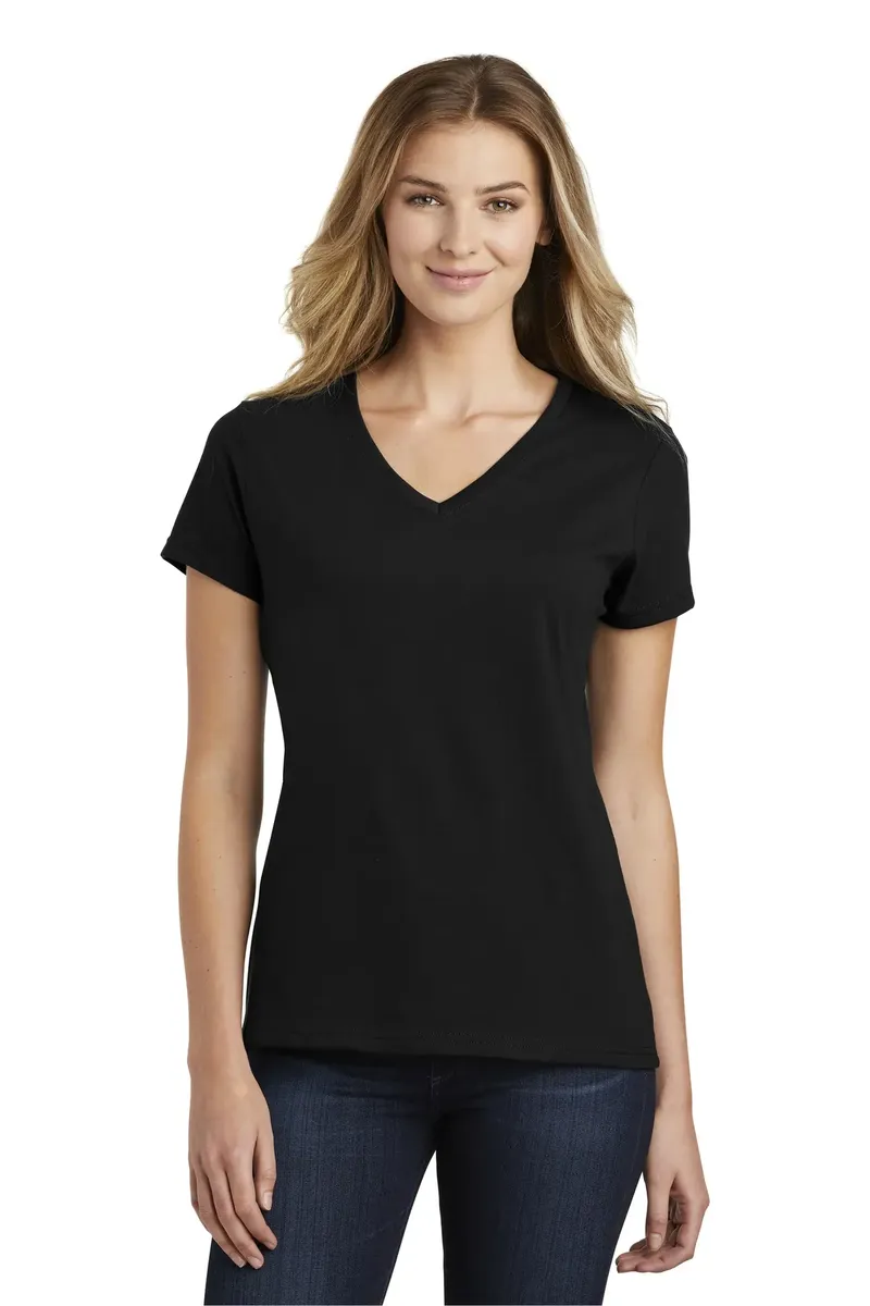 Port & Co Women's Fan Favorite Blend V-Neck Tee. LPC455V - additional view 5