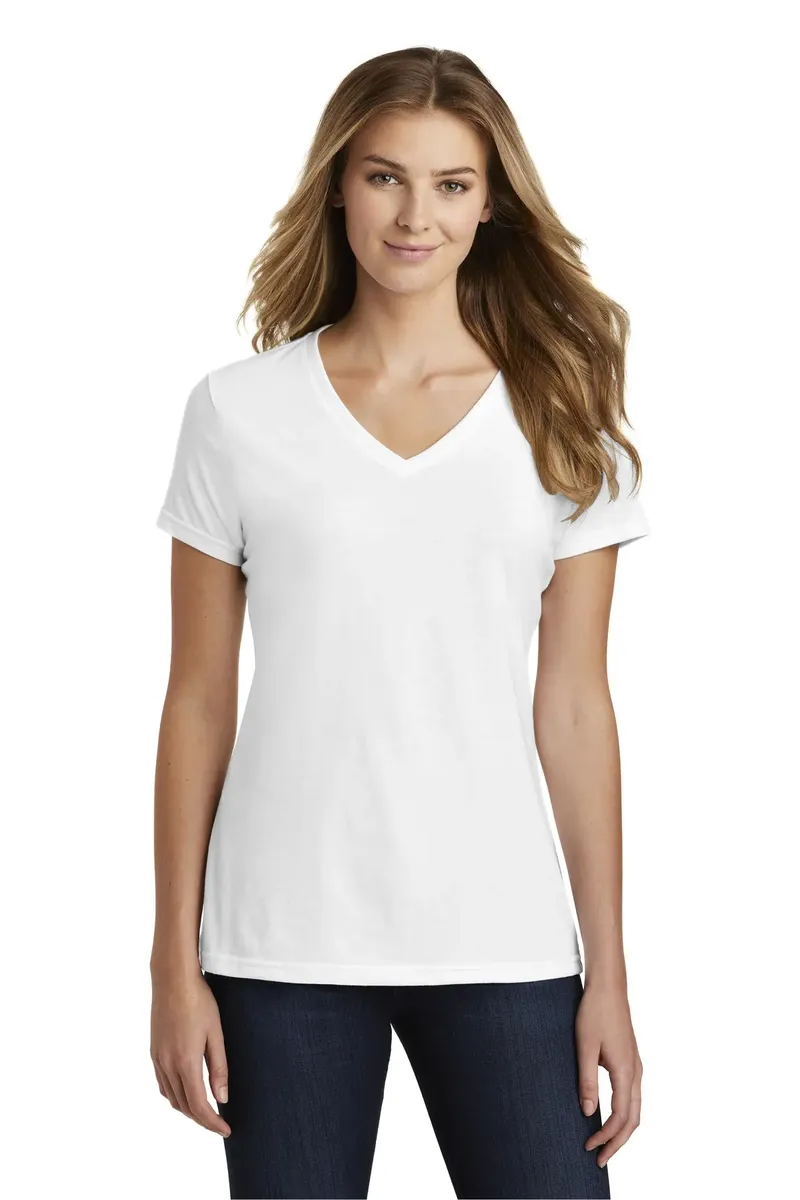 Port & Co Women's Fan Favorite Blend V-Neck Tee. LPC455V - additional view 12