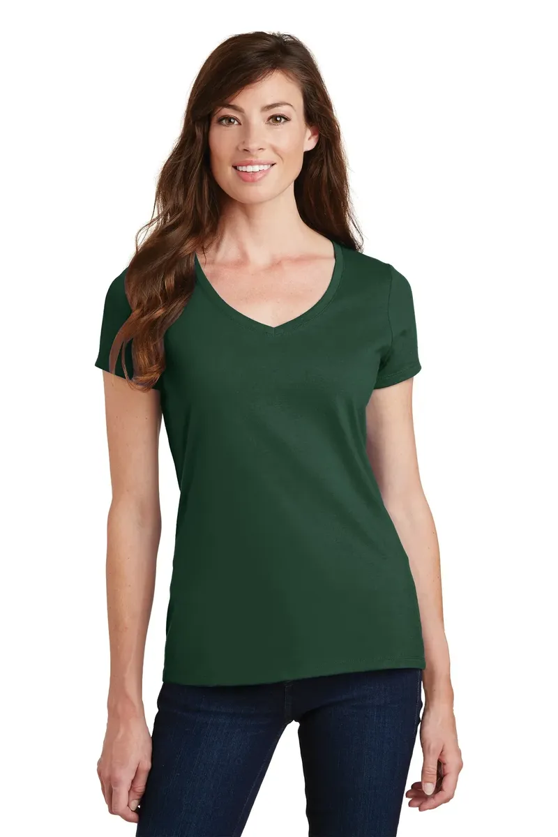 Port & Co Women's Fan Favorite V-Neck Tee. LPC450V - additional view 13
