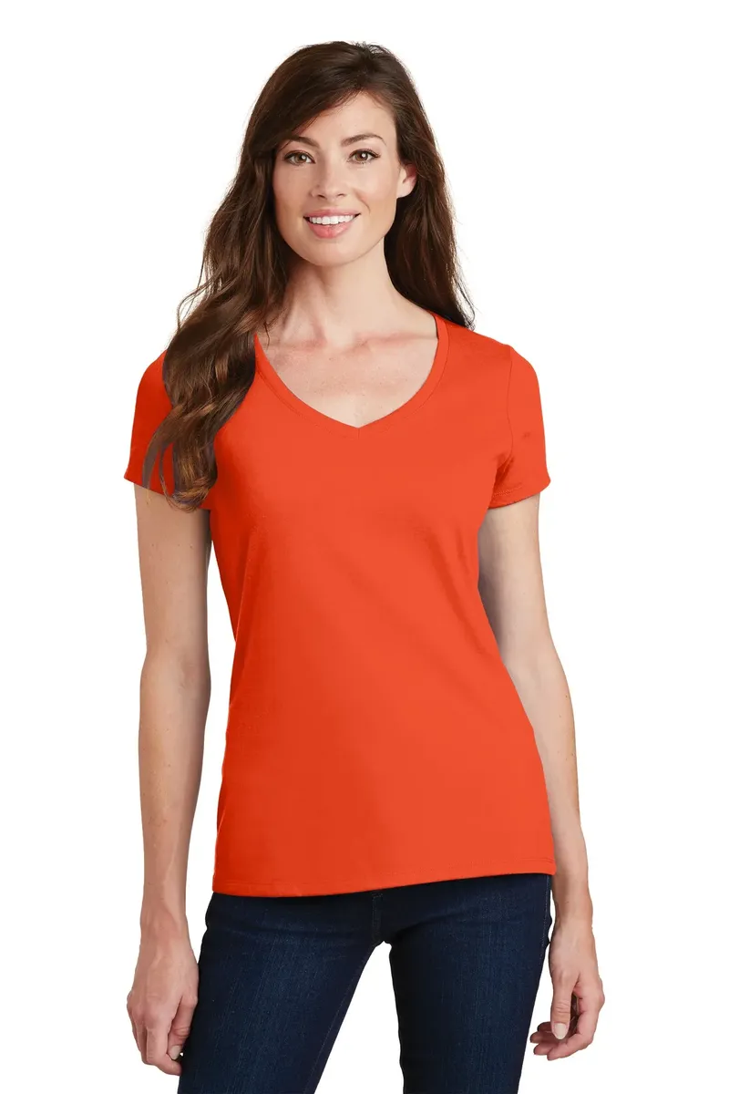 Port & Co Women's Fan Favorite V-Neck Tee. LPC450V - additional view 9