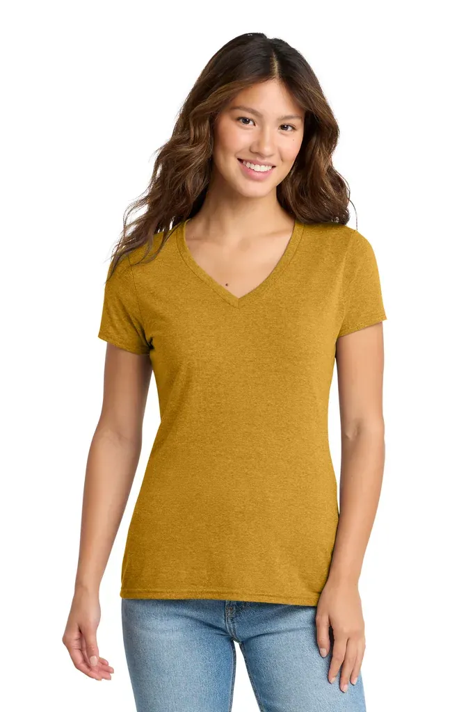 Port & Co Women's Tri-Blend V-Neck Tee. LPC330V - additional view 4