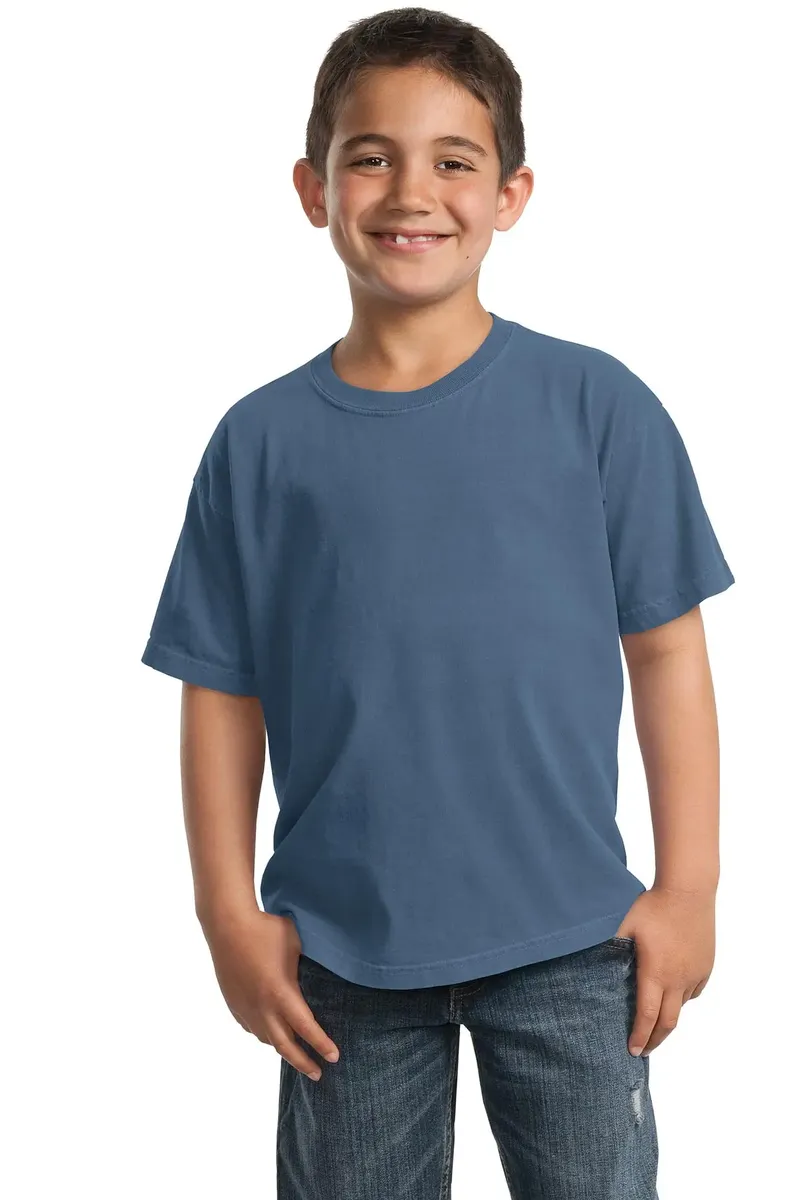 Port & Co Youth Beach Wash® Garment-Dyed Tee. PC099Y - additional view 1
