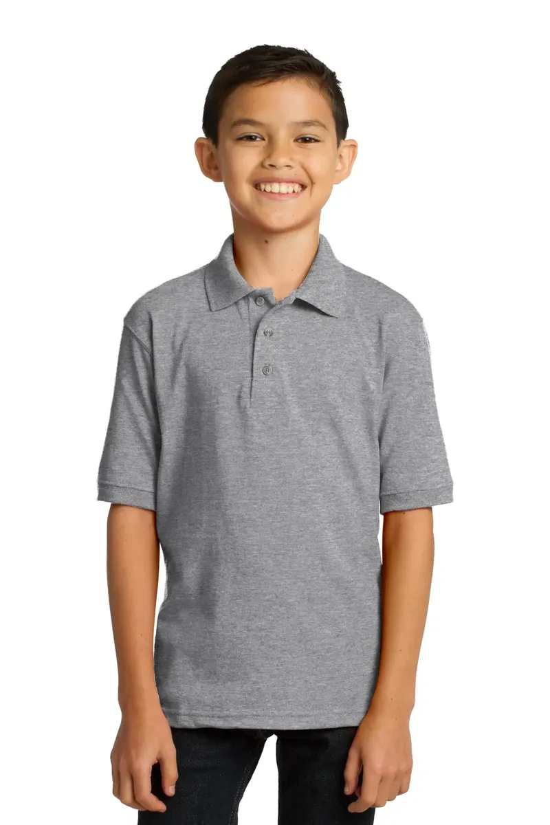 Port & Co Youth Core Blend Jersey Knit Polo. KP55Y - additional view 4