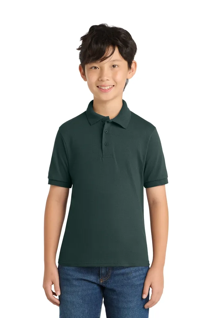 Port & Co Youth Core Blend Jersey Knit Polo. KP55Y - additional view 9