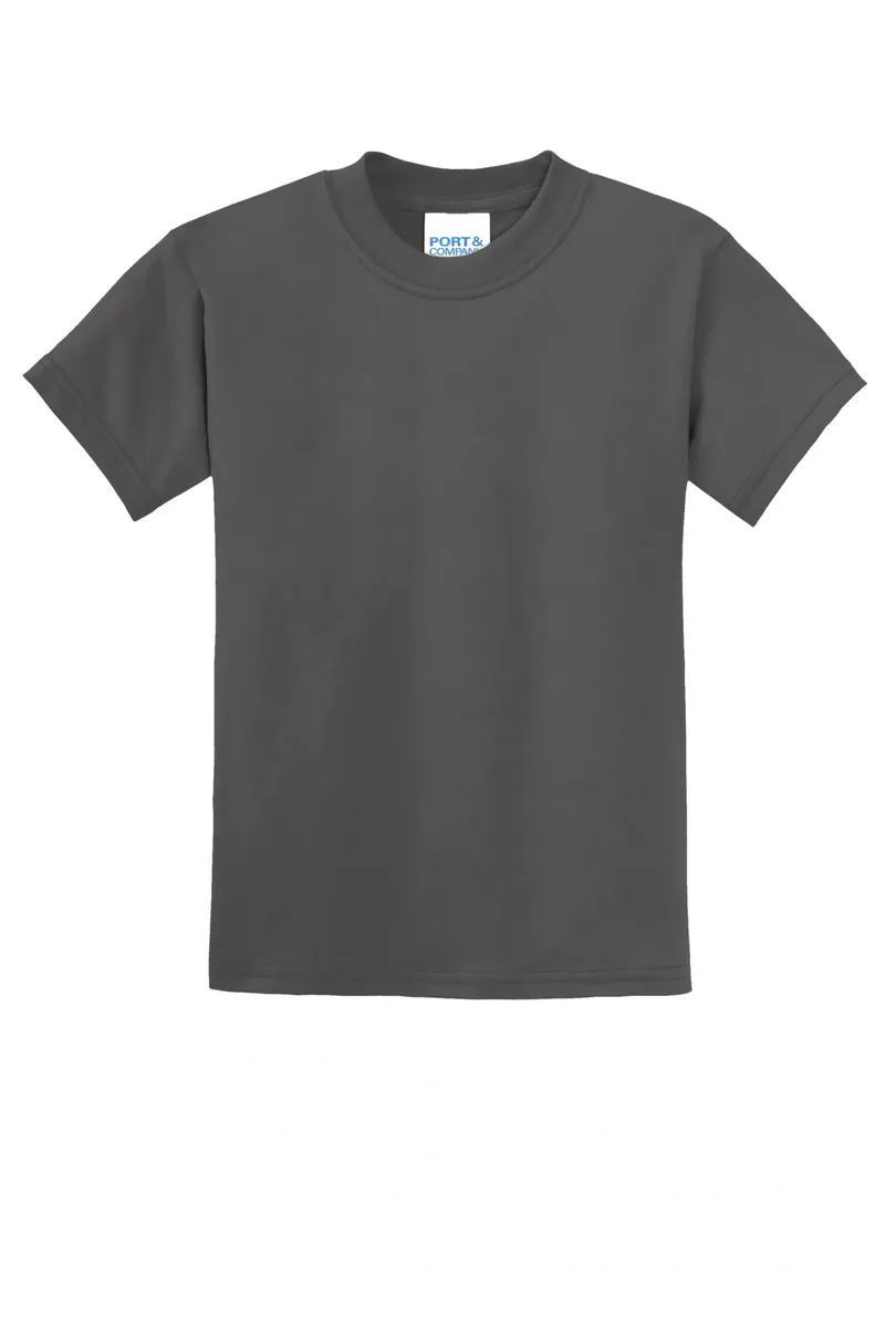 Port & Co Youth Core Blend Tee.  PC55Y - additional view 3