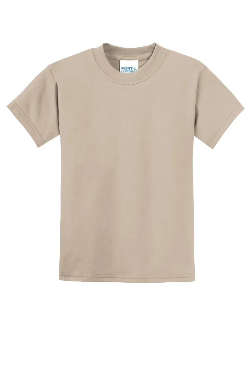Port & Co Youth Core Blend Tee.  PC55Y - additional view 10
