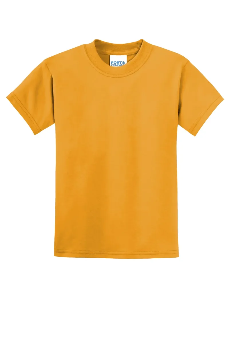 Port & Co Youth Core Blend Tee. PC55Y