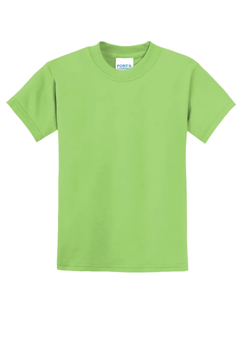 Port & Co Youth Core Blend Tee.  PC55Y - additional view 18