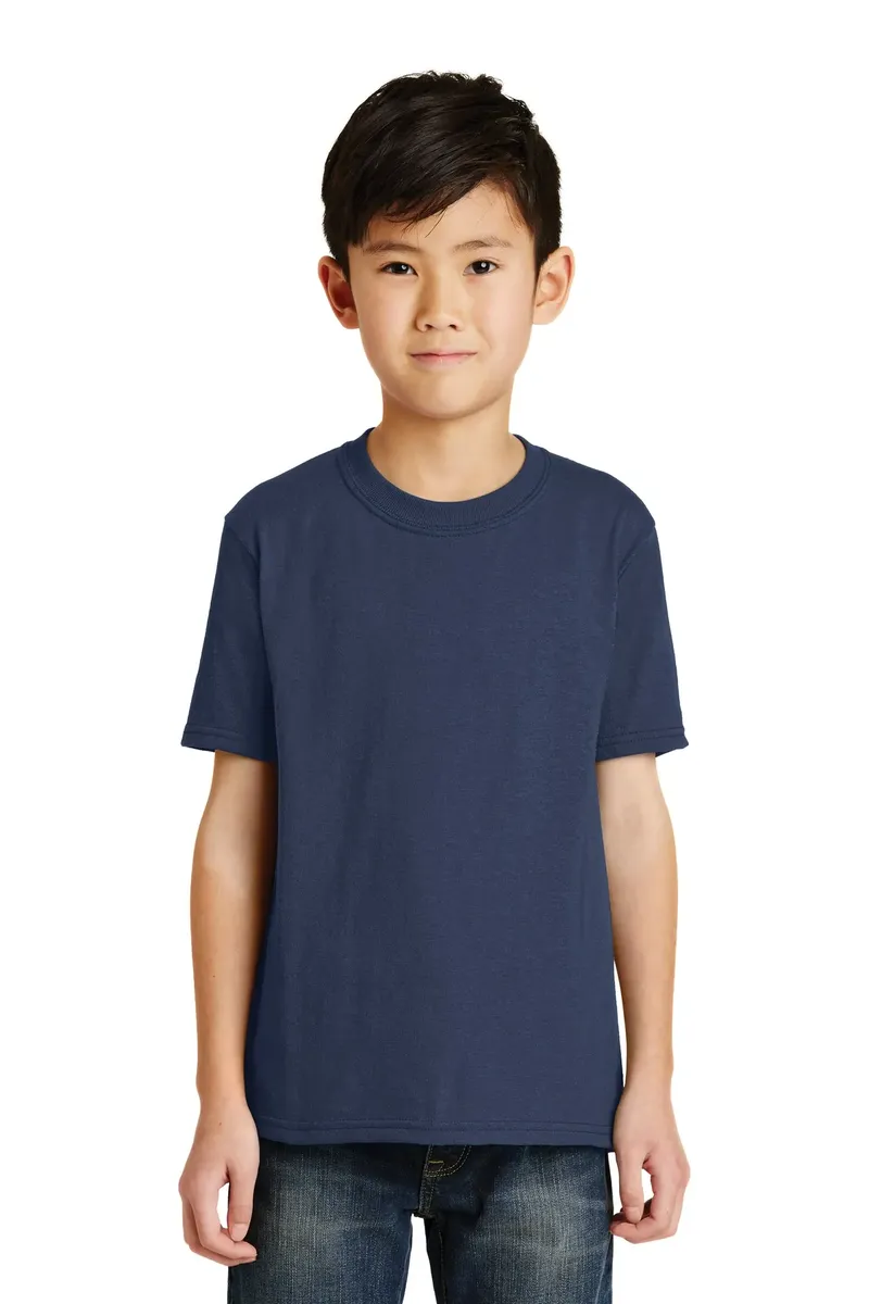 Port & Co Youth Core Blend Tee.  PC55Y - additional view 2