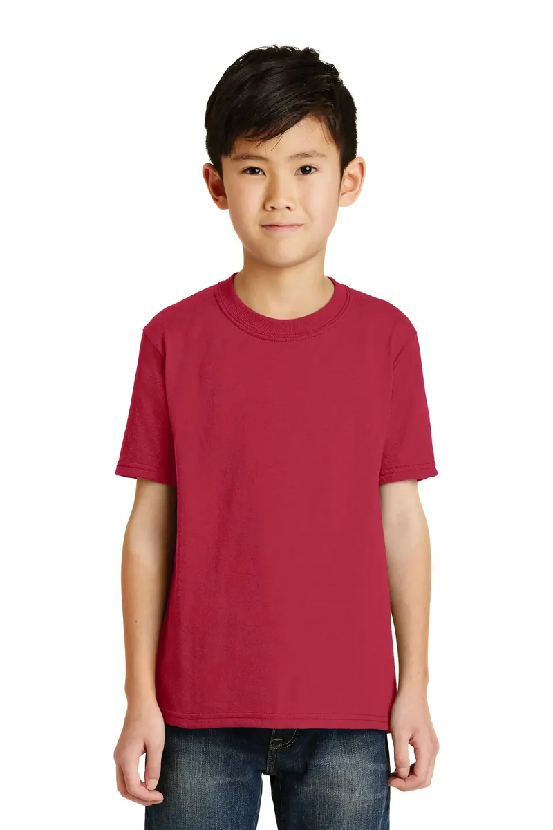 Port & Co Youth Core Blend Tee.  PC55Y - additional view 22