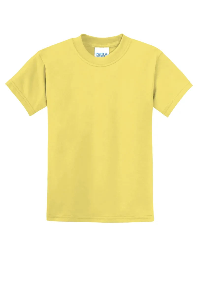 Port & Co Youth Core Blend Tee.  PC55Y - additional view 16