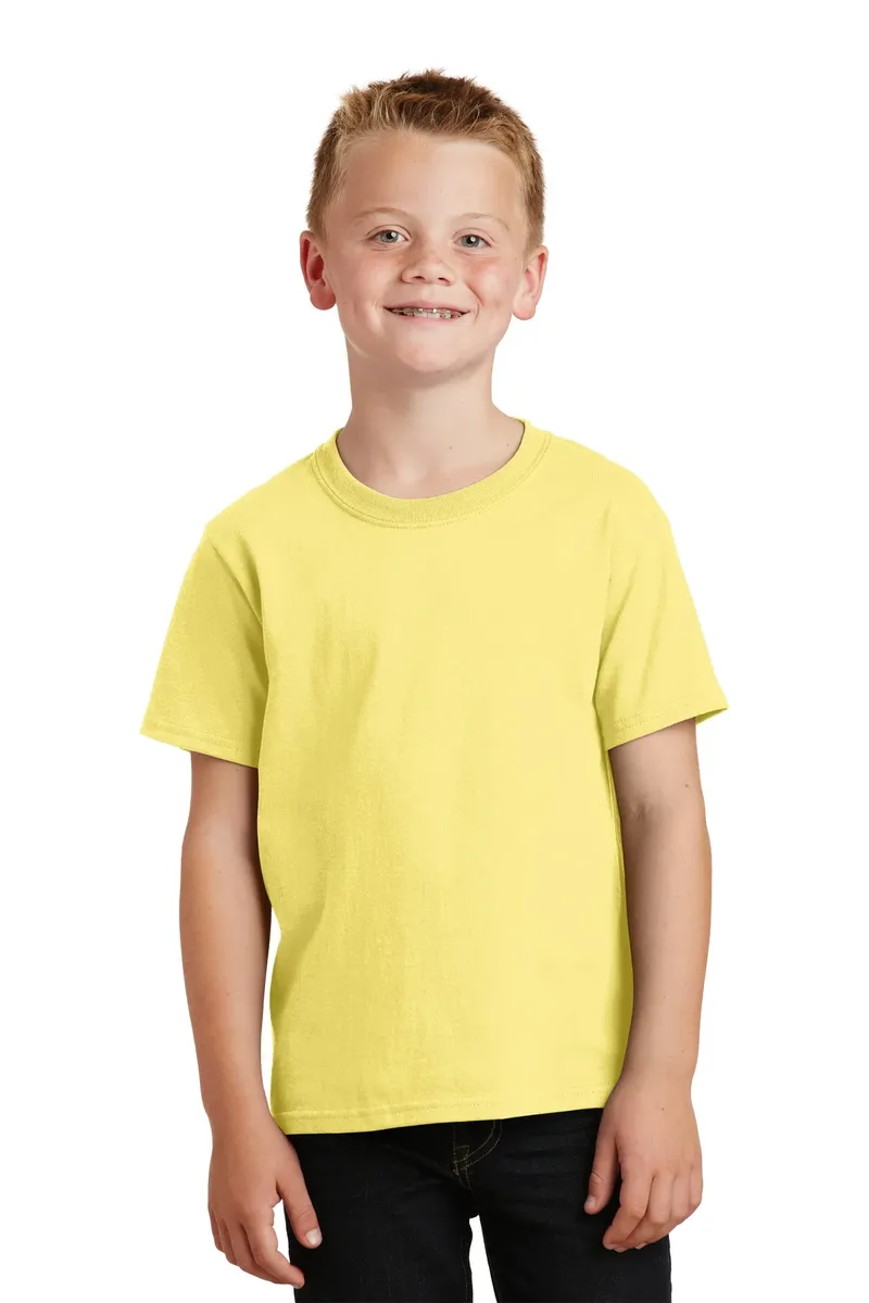 Port & Co Youth Core Cotton Tee. PC54Y