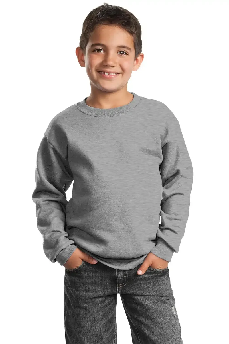 Port & Co Youth Core Fleece Crewneck Sweatshirt.  PC90Y - additional view 12