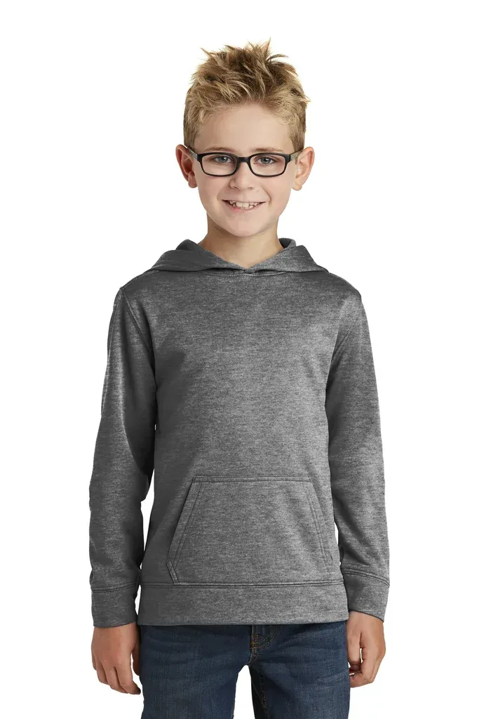 Port & Co Youth Core Fleece Pullover Hooded Sweatshirt.  PC90YH - additional view 12